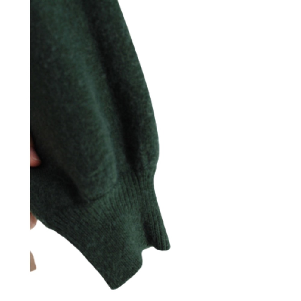 Blu Pepper‎ Oversized Turtleneck Sweater Womens M Color Block Chunky Knit - Picture 6 of 7